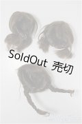 4inch/ウィッグ　ボア　3点/インチ　BJD　MJD　ドール用 A-25-03-26-148-KD-ZA