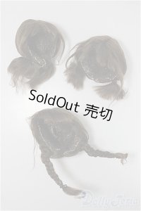 4inch/ウィッグ　ボア　3点/インチ　BJD　MJD　ドール用 A-25-03-26-148-KD-ZA