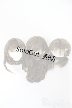 画像1: 4inch/ウィッグ　ボア　3点/インチ　BJD　MJD　ドール用 A-25-03-26-200-KD-ZA