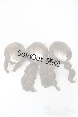 画像1: 4inch/ウィッグ　ボア　3点/インチ　BJD　MJD　ドール用 A-25-03-26-199-KD-ZA