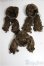 画像1: 5.5inch/ウィッグ　ボア　3点/インチ　BJD　MJD　ドール用 A-25-03-26-285-KD-ZA (1)