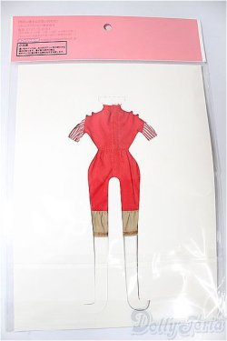 画像2: リカちゃん/OF:リトルファクトリー製衣装　2025年4月　スイーツスタイルドレスコレクション（22cmサイズ）　アップルパイ風ワンピース/ファッションドール　衣装 A-25-04-02-323-KD-ZA