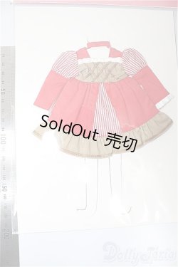 画像3: リカちゃん/OF:リトルファクトリー製衣装　2025年4月　スイーツスタイルドレスコレクション（22cmサイズ）　アップルパイ風ワンピース/ファッションドール　衣装 A-25-04-02-323-KD-ZA