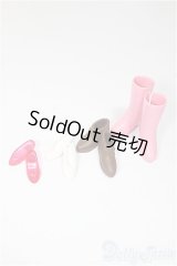 リカちゃん＆ジェニー/靴4点セット/ファッションドール　衣装 A-25-04-09-121-NY-ZA