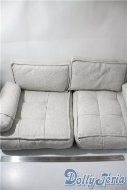 画像2: DD等　1/3サイズ　ドール用　家具　ソファ　クッション U-25-04-29-205-KD-ZU
