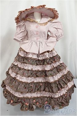 画像1: SD/OF:ドレス　SD　黒船屋　様/1/3　60ｃｍ　BJD　MJD　衣装　ドール用 A-25-04-23-262-KD-ZA