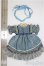 画像2: 幼SD/OF:衣装セット　青い鳥の幸せ　ドレスセット・ちび　VOLKS/1/6　30ｃｍ　BJD　MJD　衣装　ドール用 A-25-04-23-266-KD-ZA (2)