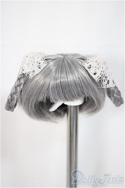 画像1: 3.5inch-4inch/ウィッグ　MIMIEL様　Rond Rond Ribbon/インチ　BJD　MJD　ドール用 A-25-04-30-188-KD-ZA