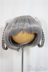 9inch/ウィッグ　MIMIEL様　Rond　Rond　Ribbon/インチ　BJD　MJD　ドール用 A-25-04-30-187-KD-ZA