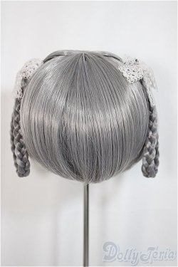画像2: 9inch/ウィッグ　MIMIEL様　Rond　Rond　Ribbon/インチ　BJD　MJD　ドール用 A-25-04-30-187-KD-ZA
