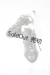 SDM＆MSD/OF:靴　Star pattern shoes(Black)　40cm　DOLK SELECT/1/4　40ｃｍ　BJD　MJD　衣装　ドール用 A-25-04-30-171-KD-ZA