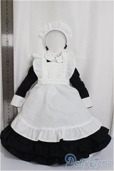 SDM/OF:メイド服/1/4　40ｃｍ　BJD　MJD　衣装　ドール用 A-25-05-07-213-NY-ZA