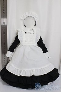 SDM/OF:メイド服/1/4　40ｃｍ　BJD　MJD　衣装　ドール用 A-25-05-07-213-NY-ZA