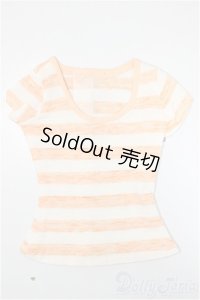 azone/OF:50cmサイズドール　衣装　AZO2 ボーダーTシャツ/0 A-25-05-07-256-KD-ZA