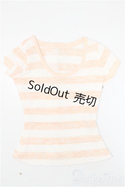 画像1: azone/OF:50cmサイズドール　衣装　AZO2 ボーダーTシャツ/0 A-25-05-07-256-KD-ZA