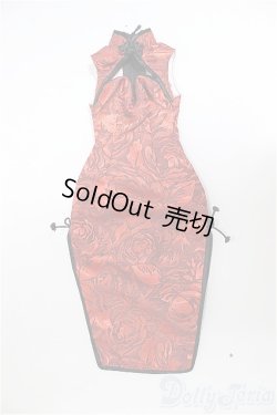 画像1: azone/OF:50cmサイズドール　衣装　AZO2 チャイナドレス〜華咲く薔薇〜/0 A-25-05-14-132-KD-ZA