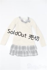 azone/OF:50cmサイズドール　衣装　50ふんわりチェックフリルワンピ /0 A-25-05-14-125-KD-ZA