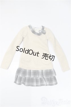 画像1: azone/OF:50cmサイズドール　衣装　50ふんわりチェックフリルワンピ /0 A-25-05-14-125-KD-ZA