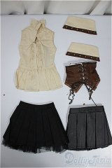 SD/OF：スムースランプブラック/1/3　60ｃｍ　BJD　MJD　衣装　ドール用 A-25-05-14-310-NY-ZA