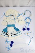 DD/OF:衣装セット　ブルー　白/0 A-25-05-14-267-KD-ZA