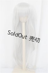 8-9inch/ウィッグ　[FMDLL 1090]-White Silver /インチ　BJD　MJD　ドール用 A-25-05-14-298-KD-ZA