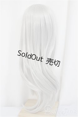 画像2: 8-9inch/ウィッグ　[FMDLL 1090]-White Silver /インチ　BJD　MJD　ドール用 A-25-05-14-298-KD-ZA
