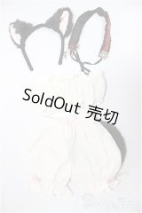 DD/OF:衣装セット　黒ネコカチューシャ＆しっぽドロワーズ　その他セット/0 A-25-05-14-208-KD-ZA
