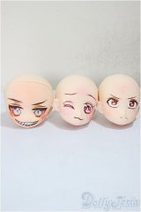 1/12-1/6サイズドールヘッド/カスタムメイク　3点/ A-25-05-21-386-NY-ZA