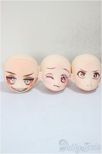 1/12-1/6サイズドールヘッド/カスタムメイク　3点/ A-25-05-21-386-NY-ZA