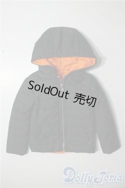 画像1: SDGｒB/OF：ダウンジャケット（ブラックｘオレンジ） U-25-06-10-071-NY-ZU