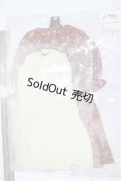 画像2: SD/OF:シフォンワンピースセット（ボルドー）VOLKS製/1/3　60ｃｍ　BJD　MJD　衣装　ドール用 A-25-10-08-251-KD-ZA