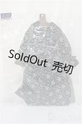 SD/OF:シフォンワンピースセット（ブラック）VOLKS製/1/3　60ｃｍ　BJD　MJD　衣装　ドール用 A-25-05-21-154-KD-ZA