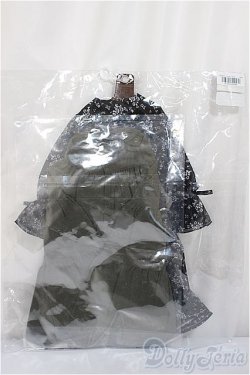 画像2: SD/OF:シフォンワンピースセット（ブラック）VOLKS製/1/3　60ｃｍ　BJD　MJD　衣装　ドール用 A-25-05-21-154-KD-ZA