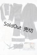 SDGｒB/OF:ブラッククロスバッスルセット/1/3　65ｃｍ　BJD　MJD　衣装　ドール用 A-25-06-04-043-NY-ZA