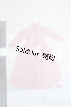 画像2: リカちゃん/OF:ハイネック長袖ドレス　サーモンピンク Y-25-06-11-046-NY-ZY