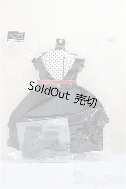 画像1: SD16/OF:BLACKドッドガウンセット/1/3　70ｃｍ　BJD　MJD　衣装　ドール用 A-25-05-28-161-NY-ZA