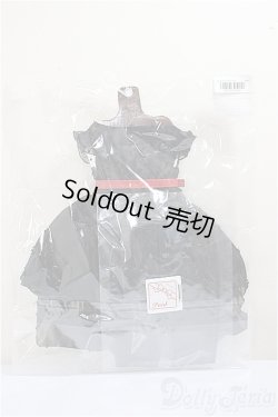 画像2: SD16/OF:BLACKドッドガウンセット/1/3　70ｃｍ　BJD　MJD　衣装　ドール用 A-25-05-28-161-NY-ZA