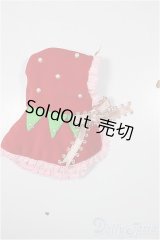 オビツ11/OF:いちごケープ（ぷらちなの杜様製）/1/12サイズ　ドール用 A-25-05-28-302-KD-ZA