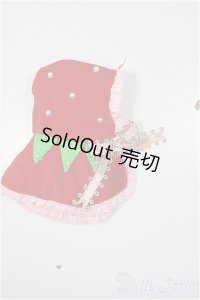 オビツ11/OF:いちごケープ（ぷらちなの杜様製）/1/12サイズ　ドール用 A-25-05-28-302-KD-ZA