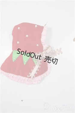 画像1: オビツ11/OF:いちごケープ（ぷらちなの杜様製）/1/12サイズ　ドール用 A-25-05-28-302-KD-ZA