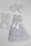 画像2: azone/OF:23ｃｍ　PNS白うさぎさんのファンシーワンピset A-25-06-11-040-NY-ZA (2)