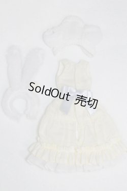 画像2: azone/OF:23ｃｍ　PNS白うさぎさんのファンシーワンピset A-25-06-11-039-NY-ZA