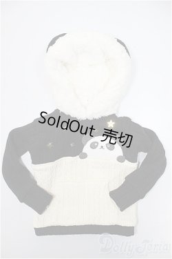 画像1: SD/OF:トップス　パンダ/1/3　60ｃｍ　BJD　MJD　衣装　ドール用 A-25-06-04-182-KD-ZA
