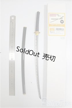 画像2: SD/VOLKS製日本刀(宵闇・よいやみ)/1/3　60ｃｍ　BJD　MJD　衣装　ドール用 A-25-06-04-226-KD-ZA