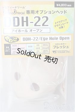画像1: DDヘッド/DDH-22　アイホールオープン/BJD　球体関節人形 A-25-06-04-392-NY-ZA