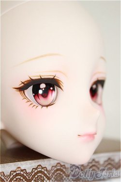 画像4: DDH-09/Yua*様カスタムヘッド ソフビ盛り セミホワイト肌 ＋アイ/BJD　球体関節人形 A-25-06-04-299-NY-ZA
