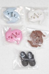 リカちゃん＆ジェニー/靴セット/ファッションドール　衣装 A-25-06-25-053-NY-ZA