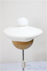 SD/OF:ぽんぽんベレー帽（クリーム）/1/3　60ｃｍ　BJD　MJD　衣装　ドール用 A-25-06-18-286-KD-ZA