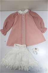 SD/OF:ドーリィ・パルフェコーデ（白×桃）/1/3　60ｃｍ　BJD　MJD　衣装　ドール用 A-25-06-18-281-KD-ZA