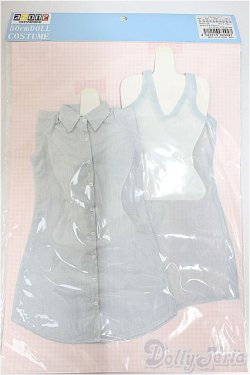 画像1: azone/OF：50ｃｍサイズ：50ストライプラインノースリーブワンピセット/0 A-25-07-02-187-NY-ZA